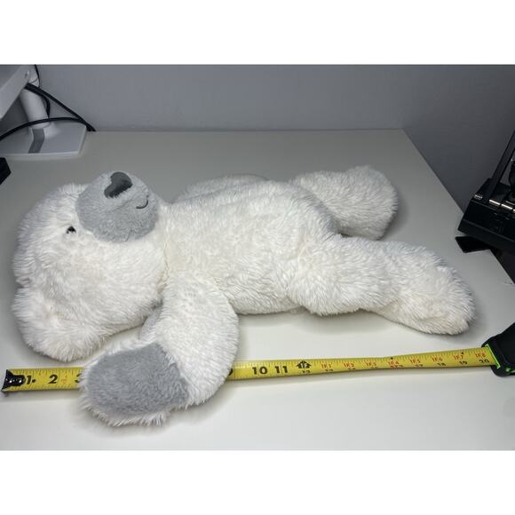 Kellytoy Brooke the Polar Bear Plush 20” White Gray Large Angel Wings - Picture 12 of 12